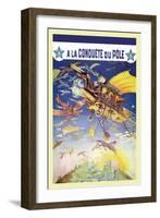 A La Conquete du Pole-null-Framed Art Print