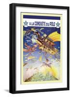 A La Conquete du Pole-null-Framed Art Print