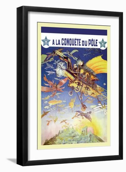 A La Conquete du Pole-null-Framed Art Print