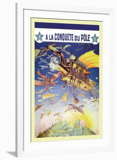 A La Conquete du Pole-null-Framed Art Print