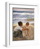 A La Orilla Del Mar, 1908-Joaqu?n Sorolla y Bastida-Framed Giclee Print