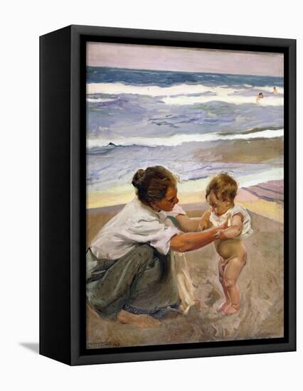 A La Orilla Del Mar, 1908-Joaqu?n Sorolla y Bastida-Framed Stretched Canvas