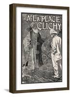 A La Place Clichy Poster-Eugene Grasset-Framed Giclee Print