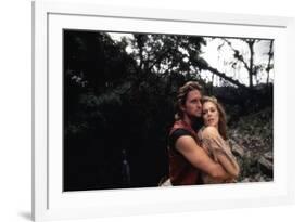 A la poursuite du diamant vert Romancing the stone by Robert Zemeckis with Michael Douglas and Kath-null-Framed Photo