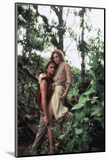 A la poursuite du diamant vert Romancing the stone by Robert Zemeckis with Michael Douglas and Kath-null-Mounted Photo