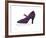 A la Recherche du Shoe Perdu, 1955 (blue & pink shoe)-Andy Warhol-Framed Art Print