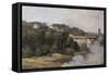 A la villa Farnèse : les maisons sur la colline-Pierre Henri de Valenciennes-Framed Stretched Canvas