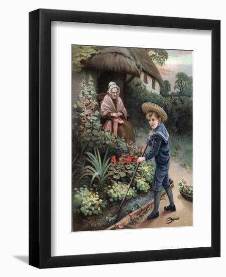 A Labour of Love, 1905-null-Framed Premium Giclee Print