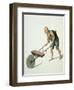 A Labourer Plate 27 from "The Costume of China"-Major George Henry Mason-Framed Giclee Print