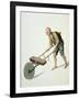 A Labourer Plate 27 from "The Costume of China"-Major George Henry Mason-Framed Giclee Print