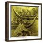 A Lacquered Panel Depicting Fishermen Drawing their Nets-Jean Dunand-Framed Giclee Print