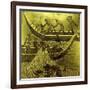 A Lacquered Panel Depicting Fishermen Drawing their Nets-Jean Dunand-Framed Giclee Print