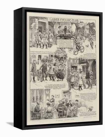 A Ladies' Cycling Club-William Ralston-Framed Stretched Canvas