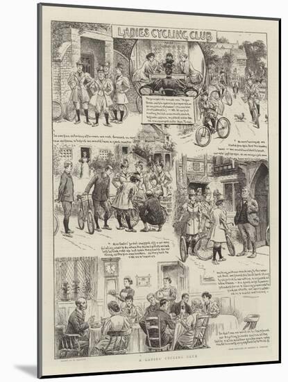 A Ladies' Cycling Club-William Ralston-Mounted Giclee Print