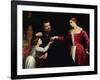 A Lady and Gentleman with their Daughter-Paris Bordone-Framed Giclee Print