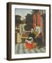A Lady and her Maid-Pieter Hooch-Framed Collectable Print
