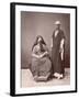 A Lady and Her Servant-null-Framed Photographic Print