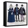 A Lady and Two Gentlemen in French Dress of 1605 (1882-188)-null-Framed Stretched Canvas