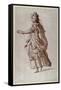 A Lady as a Naiad-Inigo Jones-Framed Stretched Canvas