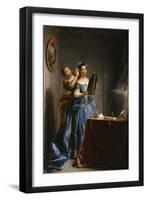 A Lady at Her Toilet-Jean Raoux-Framed Giclee Print