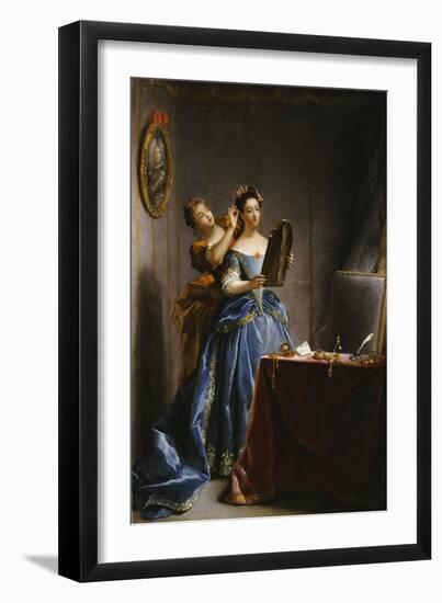 A Lady at Her Toilet-Jean Raoux-Framed Giclee Print
