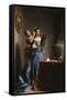 A Lady at Her Toilet-Jean Raoux-Framed Stretched Canvas