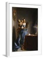 A Lady at Her Toilet-Jean Raoux-Framed Giclee Print