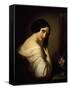 A Lady at Her Toilette-Natale Schiavoni-Framed Stretched Canvas