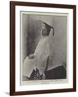 A Lady Chorister in Gibraltar Cathedral Mixed Choir, Instituted 1887-null-Framed Giclee Print