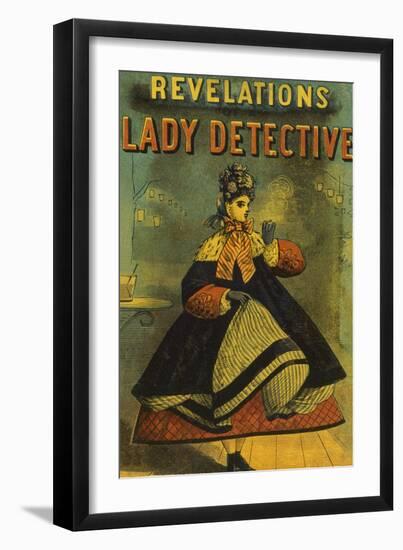 A Lady Detective-null-Framed Premium Giclee Print