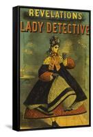 A Lady Detective-null-Framed Stretched Canvas