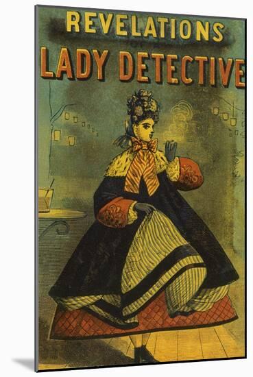 A Lady Detective-null-Mounted Giclee Print