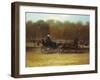 A Lady Driving in Hyde Park-Giuseppe Denittis (Attr to)-Framed Giclee Print