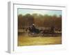 A Lady Driving in Hyde Park-Giuseppe Denittis (Attr to)-Framed Giclee Print