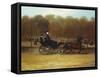 A Lady Driving in Hyde Park-Giuseppe Denittis (Attr to)-Framed Stretched Canvas