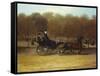 A Lady Driving in Hyde Park-Giuseppe Denittis (Attr to)-Framed Stretched Canvas