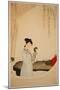 A Lady Gazing in the Mirror-Wu Changshuo-Mounted Giclee Print