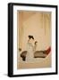 A Lady Gazing in the Mirror-Wu Changshuo-Framed Giclee Print