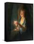 A Lady Holding a Candle-Godfried Schalken Or Schalcken-Framed Stretched Canvas