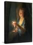 A Lady Holding a Candle-Godfried Schalken Or Schalcken-Stretched Canvas