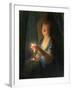 A Lady Holding a Candle-Godfried Schalken Or Schalcken-Framed Giclee Print