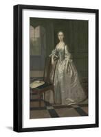 A Lady in a Drawing Room, C.1740-41-Arthur Devis-Framed Giclee Print