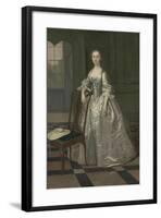 A Lady in a Drawing Room, C.1740-41-Arthur Devis-Framed Giclee Print