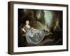 A Lady in a Garden, 18th Century-Nicolas Lancret-Framed Giclee Print