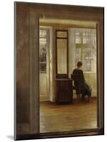 A Lady in an Interior-Carl Holsoe-Mounted Giclee Print