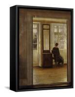 A Lady in an Interior-Carl Holsoe-Framed Stretched Canvas