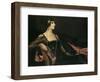 A Lady in Black: Portrait of Jean Ainsworth, Viscountess Massereene and Ferrard, 1917-Sir John Lavery-Framed Giclee Print