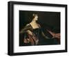 A Lady in Black: Portrait of Jean Ainsworth, Viscountess Massereene and Ferrard, 1917-Sir John Lavery-Framed Giclee Print