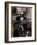 A Lady in Black-Francis Campbell Boileau Cadell-Framed Giclee Print