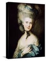 A Lady in Blue (Duchess of Beaufor), C1780-Thomas Gainsborough-Stretched Canvas
